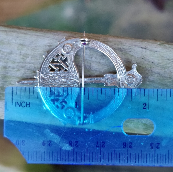 Vintage Irish Tara Brooch - Picture 4 of 4